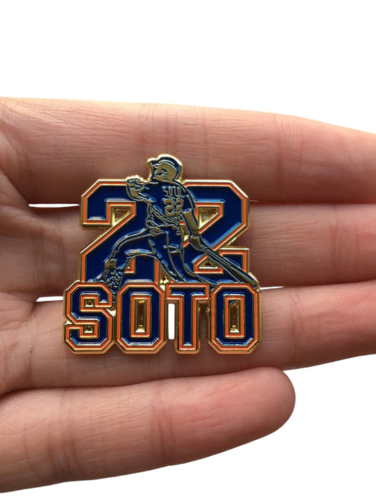 Juan Soto Mets Enamel Pin